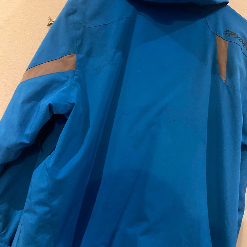 Spyder Bright Blue Jacket with Red Accent